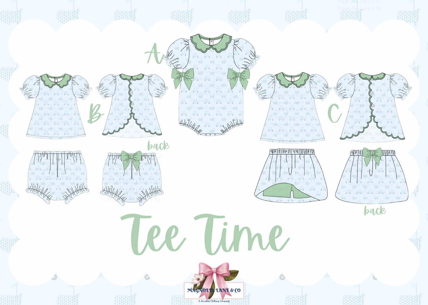 PO6: Girl's Tee Time Collection