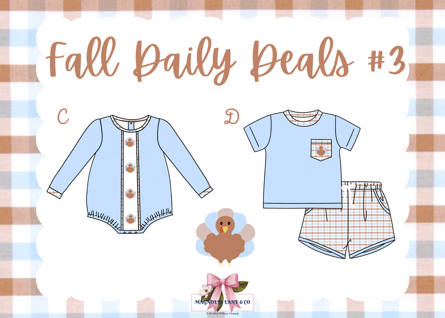 Fall Daily Deals #3 - Boy's Shorts Set