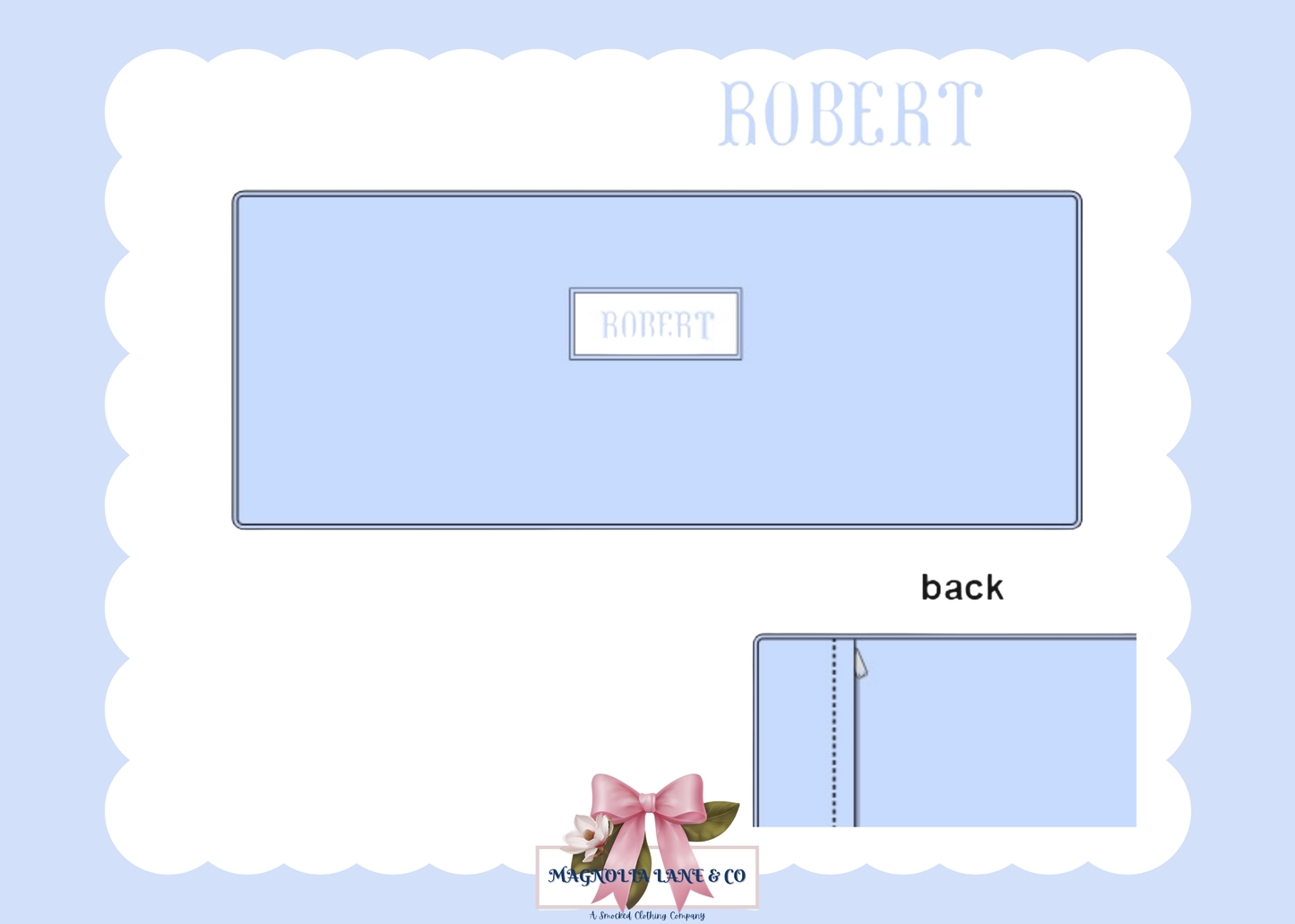 PO28: Large Lumbar Pillow - Blue (ETA: DECEMBER)