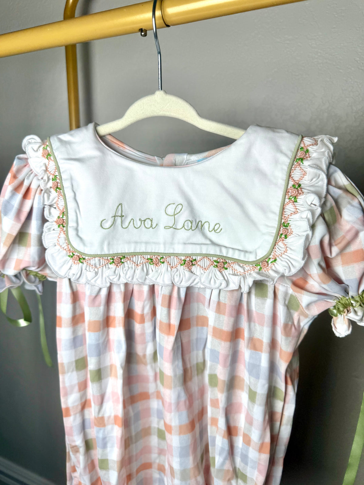 Girl’s Fall Plaid Bubble