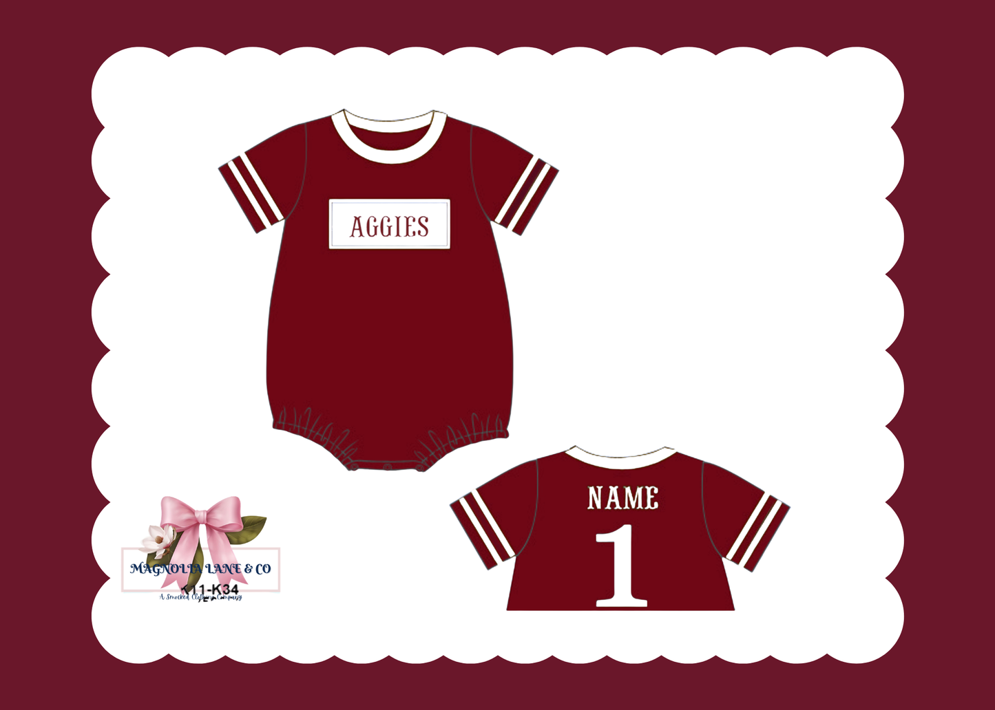 PO23: Maroon & White Jerseys: Bubble