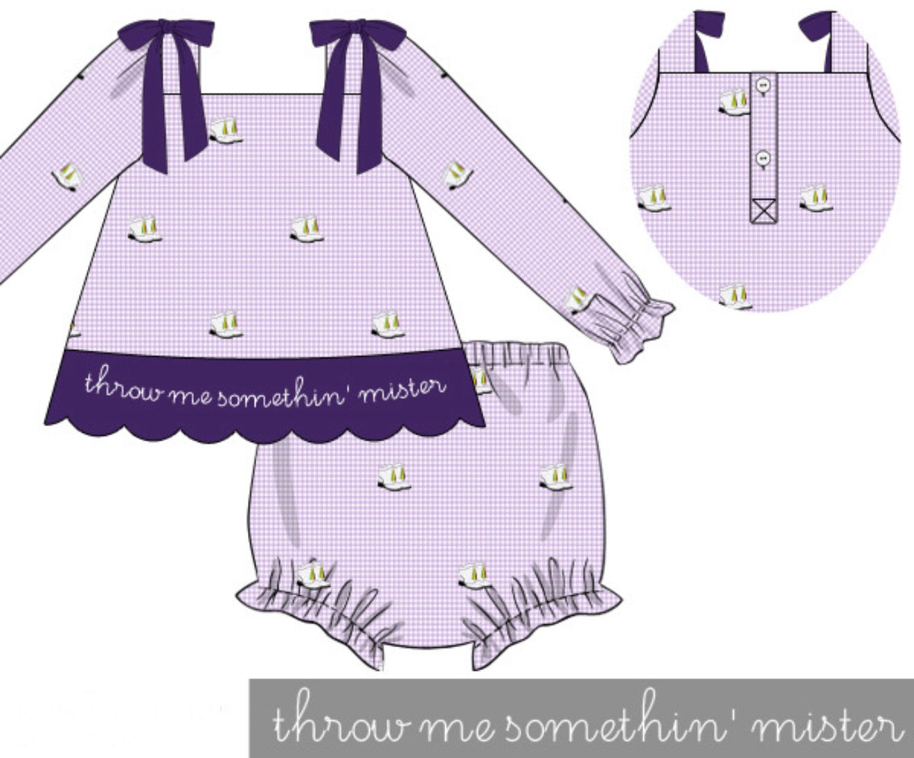 Throw Me Somethin’ Bloomer Set