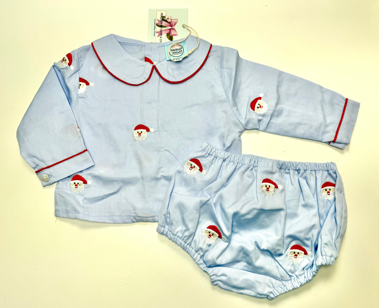 Boy's Ho Ho Ho Diaper Set