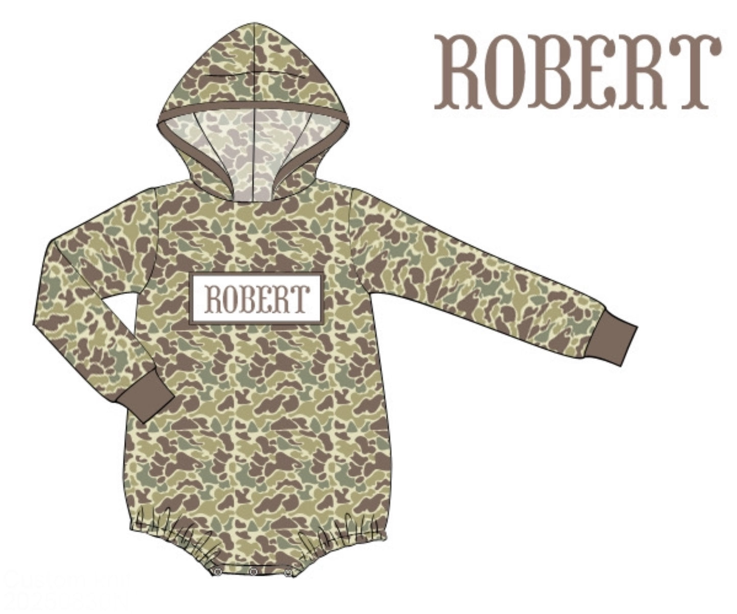Comfy Camo Bubble - "DADDY'S BOY"