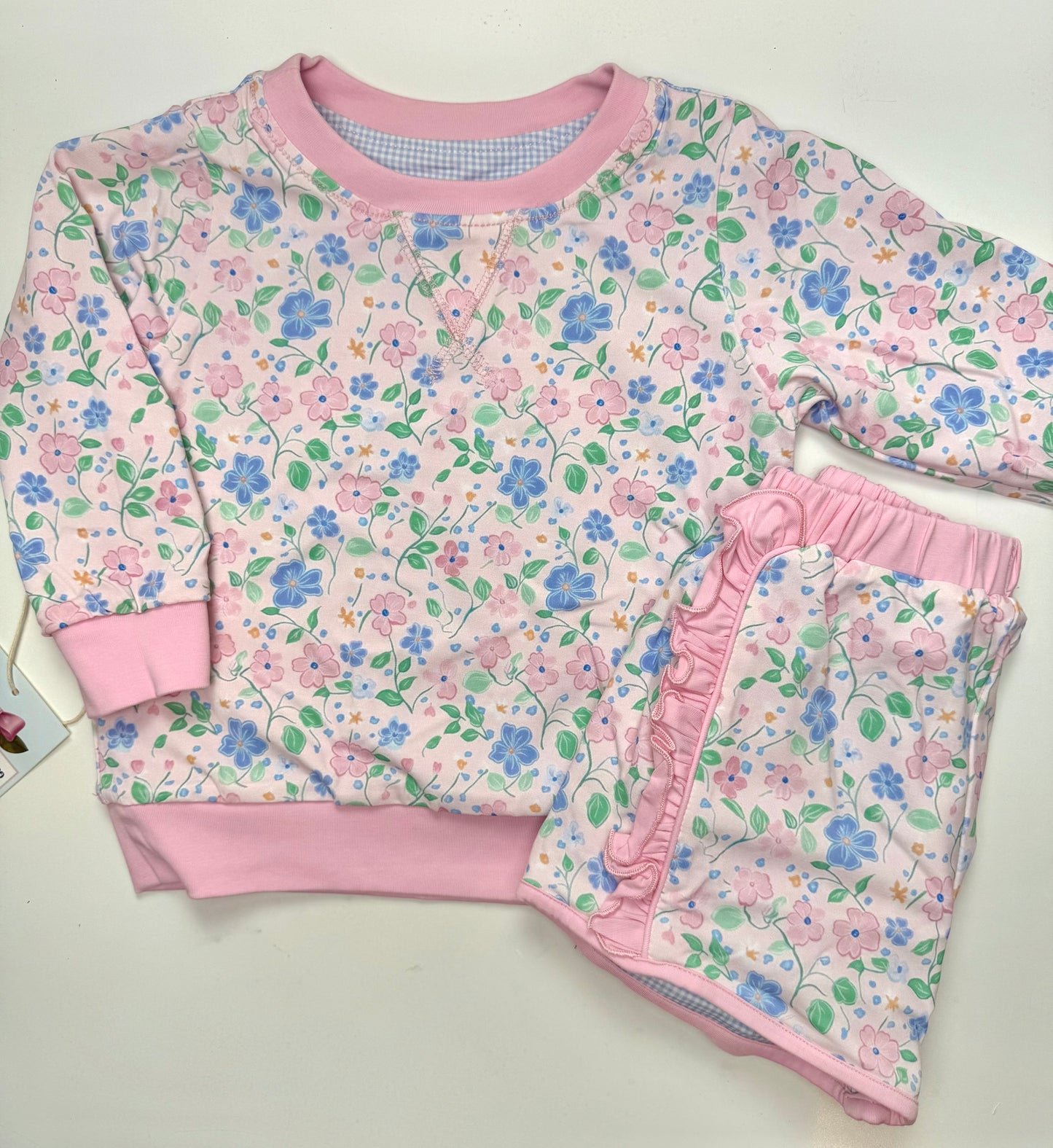 Girl’s 4-in-1 Spring Crewneck Set