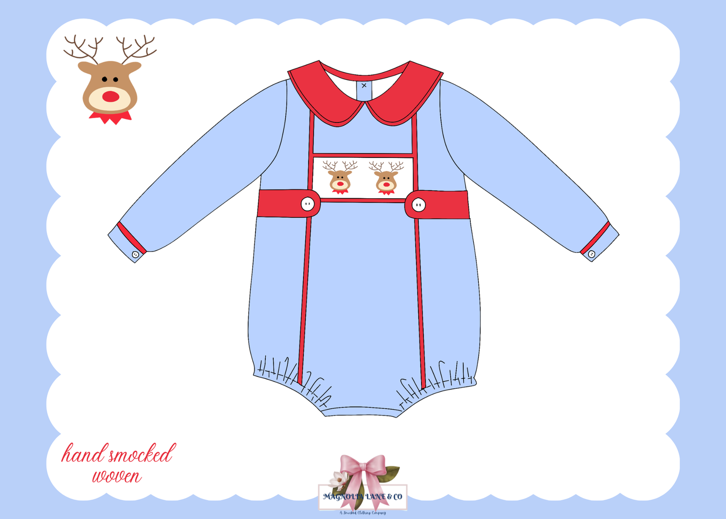 PO27: Boy's Reindeer Lane Bubble (ETA: November)