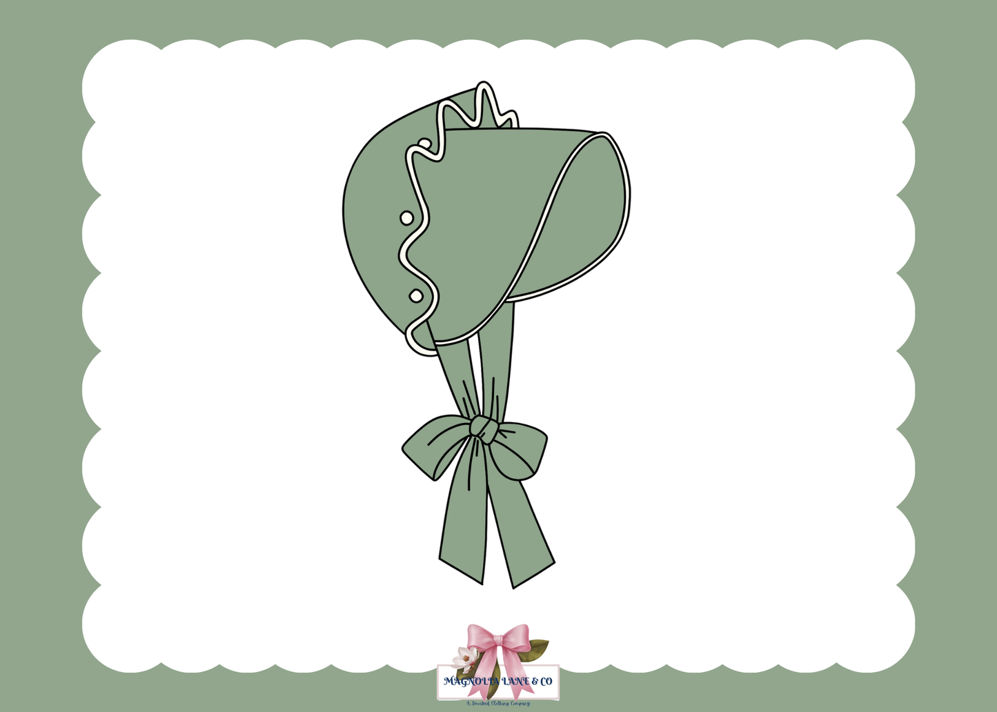 PO25: Girl’s Fall Heirloom Bonnet