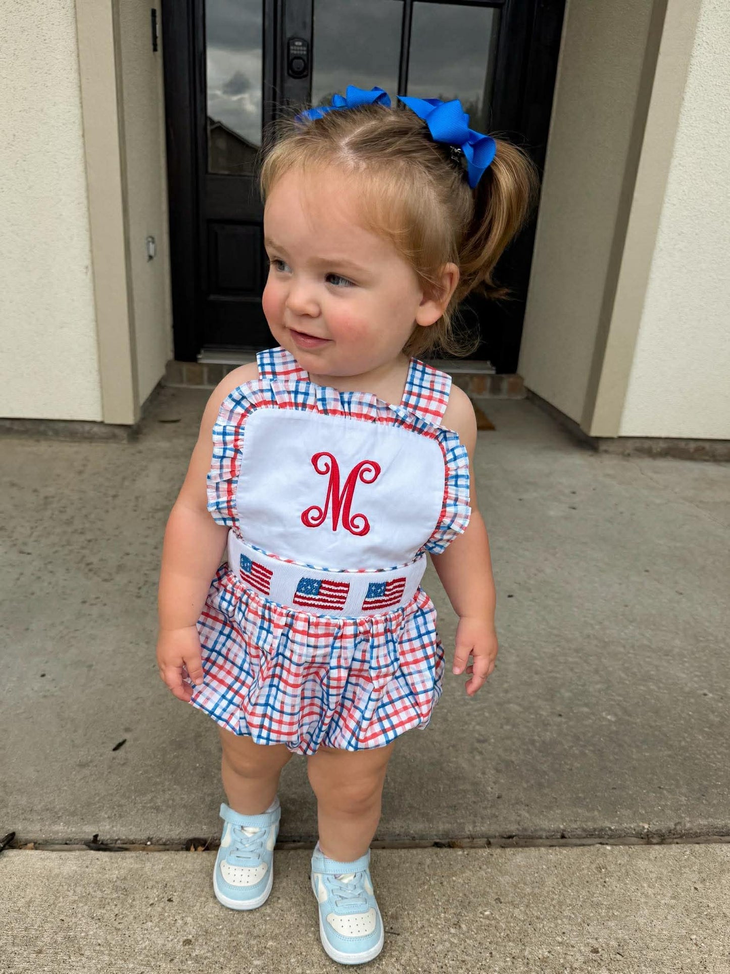 Plaid Flags: Girl's Bubble
