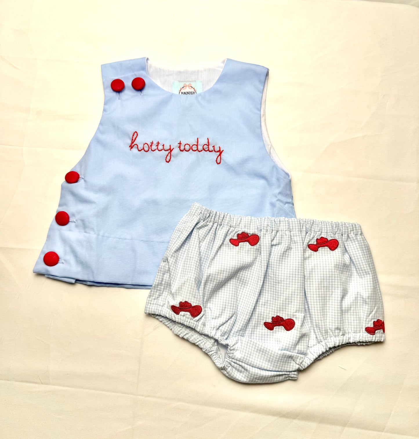 Boy's Hotty Toddy Diaper Set