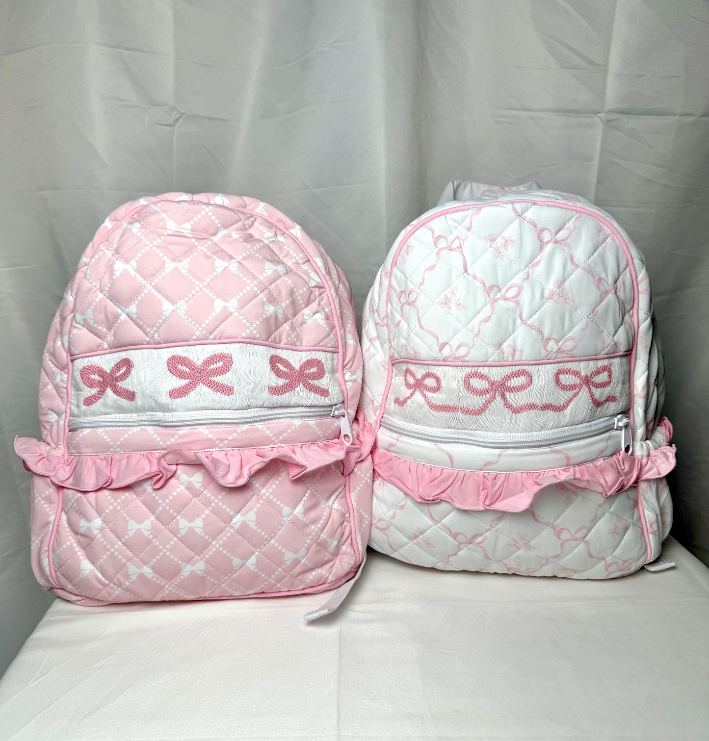 Pink Floral & Bows Backpack