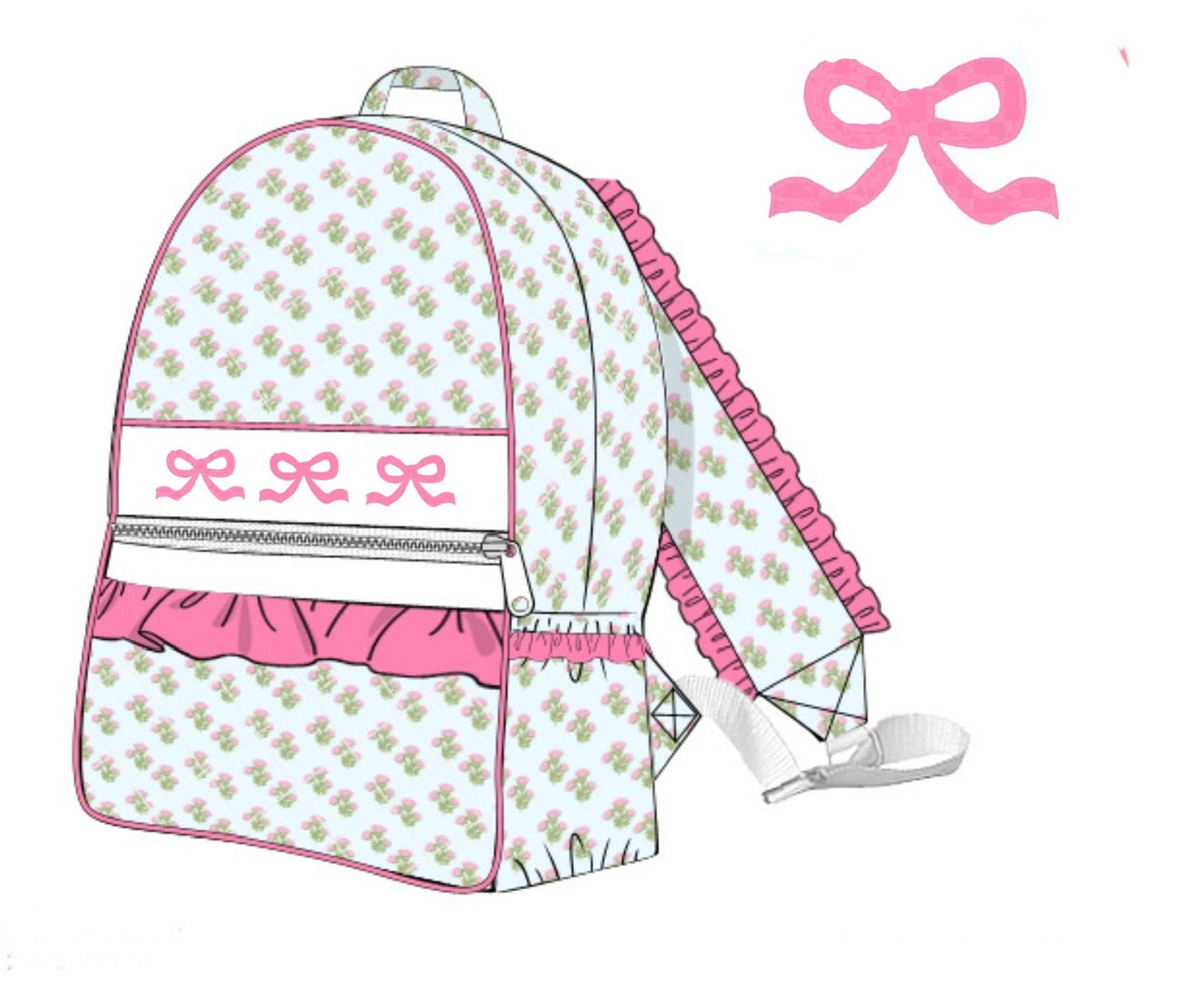 PO18: Sweet Blooms Backpack