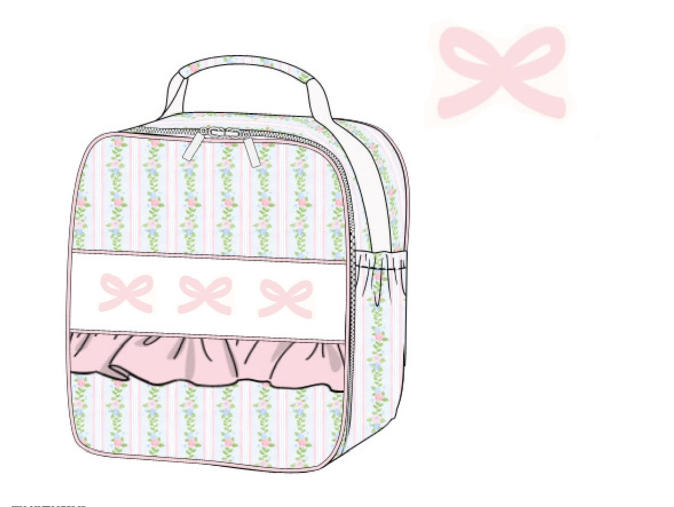 PO18: Ava Lane's Floral Lunch Box