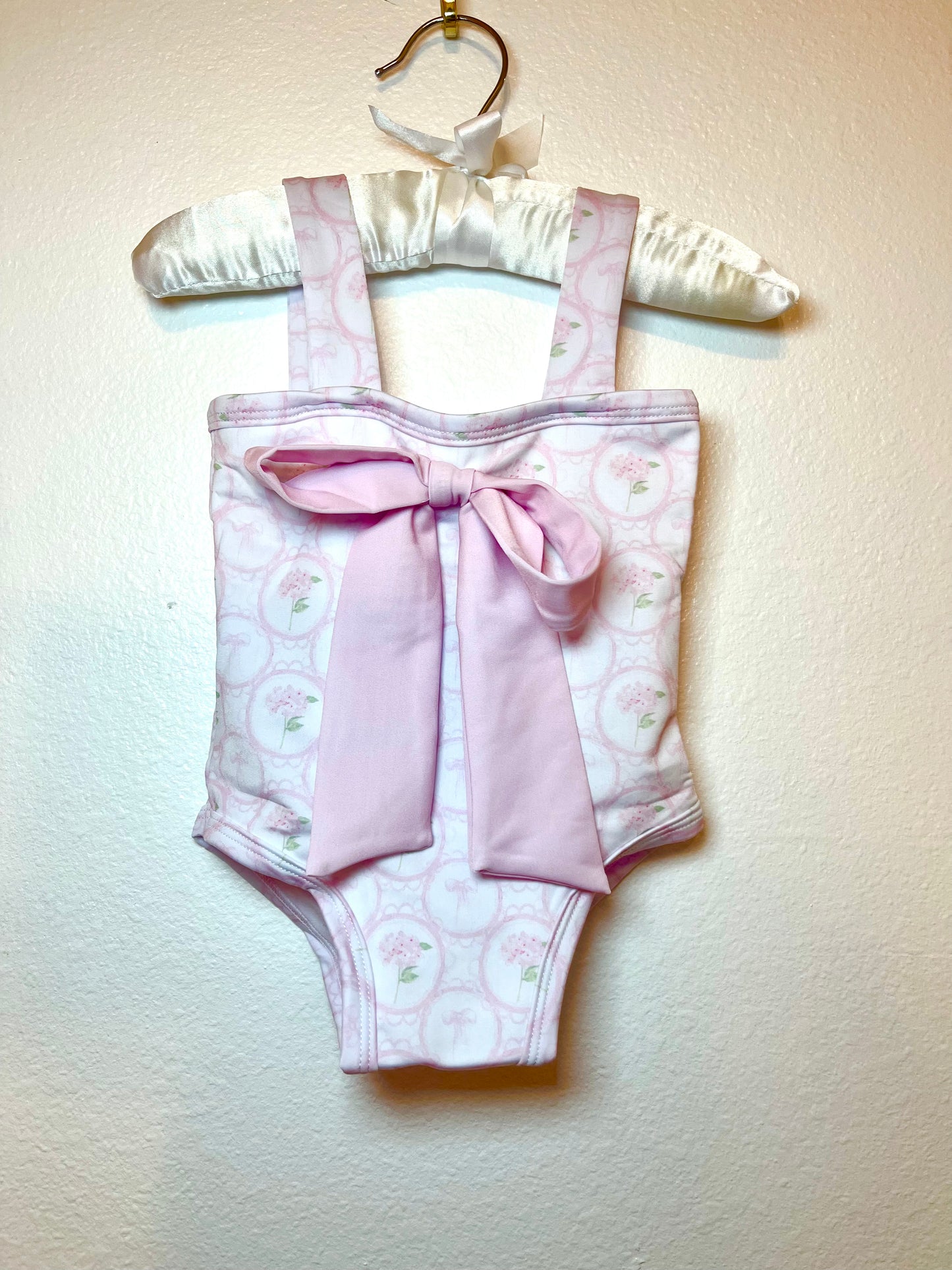 Pink Hydrangeas & Bows: Swim