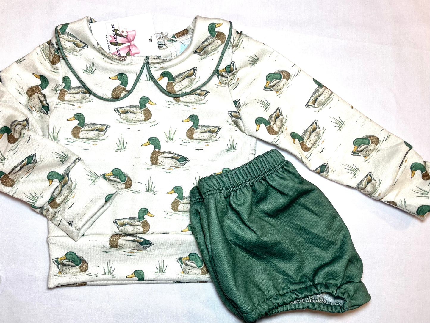 Duck Sweatshirt & Bloomer Set