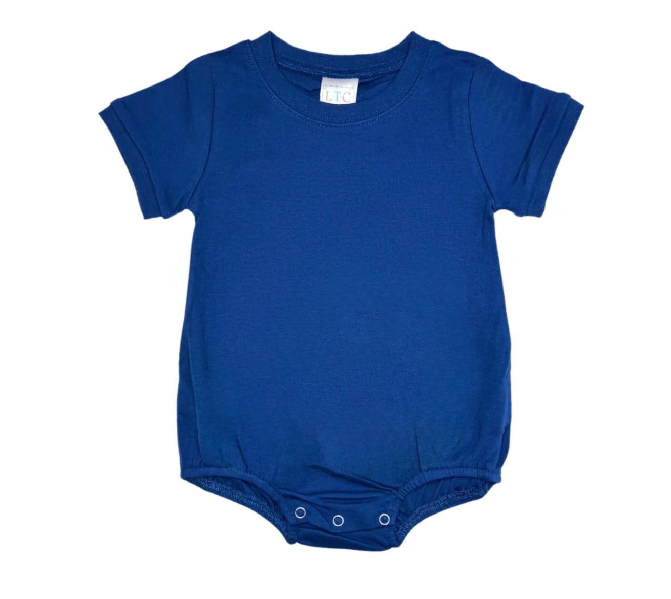 Short Sleeve Knit Bubble- NAVY