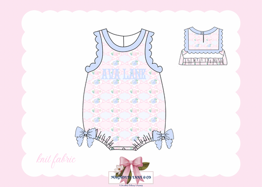 PO22: Girl's Grandmillennial Trellis Bubble