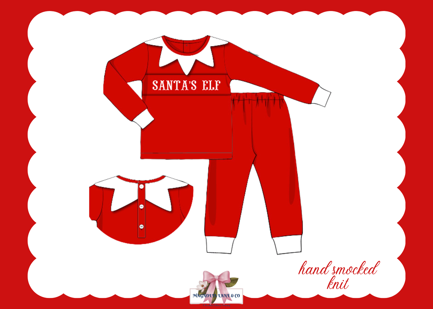 PO27: Boy's Santa's Elf Lounge Set (ETA: November)