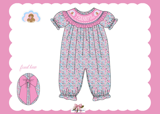 PO25: Girl’s Turkey Day Romper