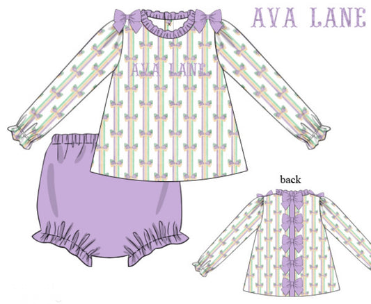 Queen of Mardi Bloomer Set