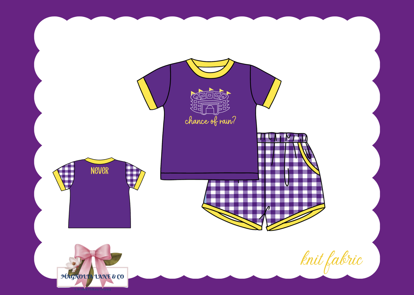 PO23: Boy’s Chance of Rain Shorts Set