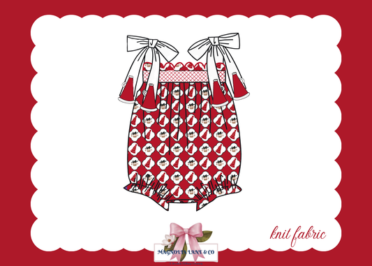 PO23: Red & White Go, Fight, Win Bubble