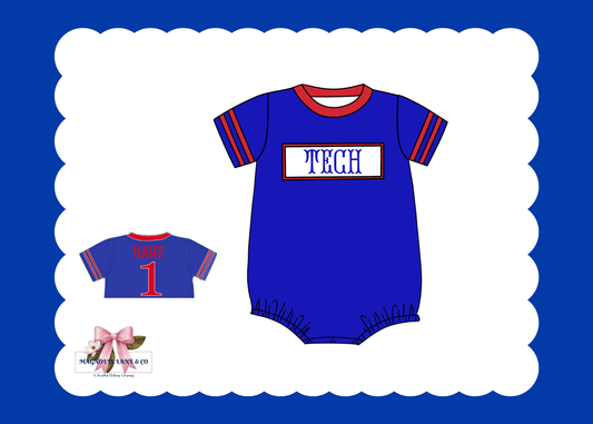 PO23: Royal Blue & Red Jerseys: Bubble