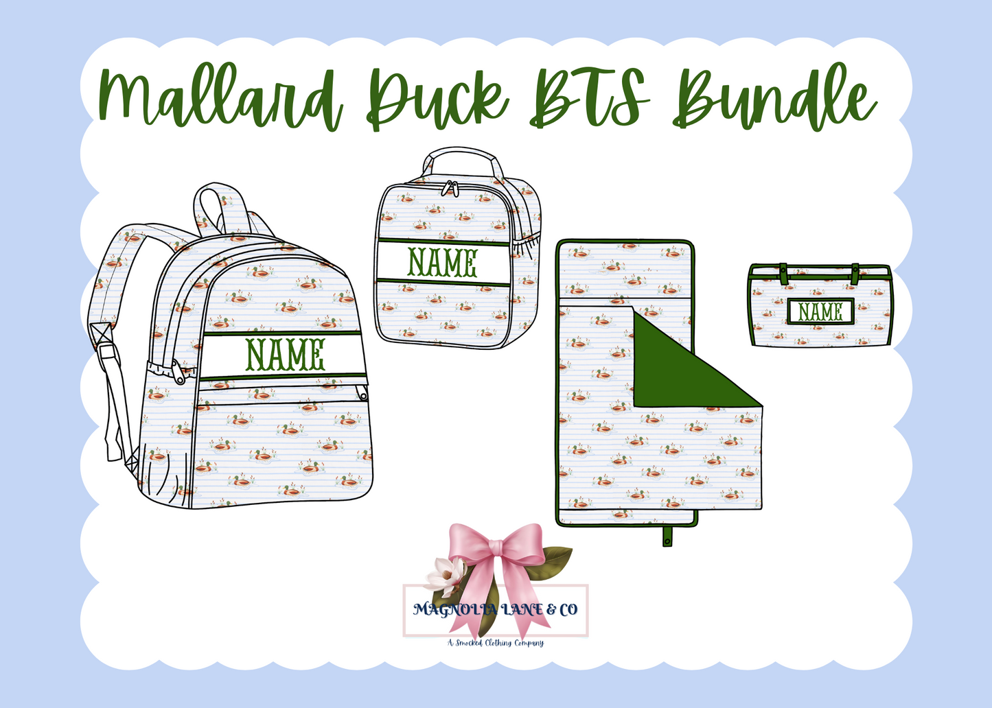 PO9: Mallard Duck BTS Luggage Bundles