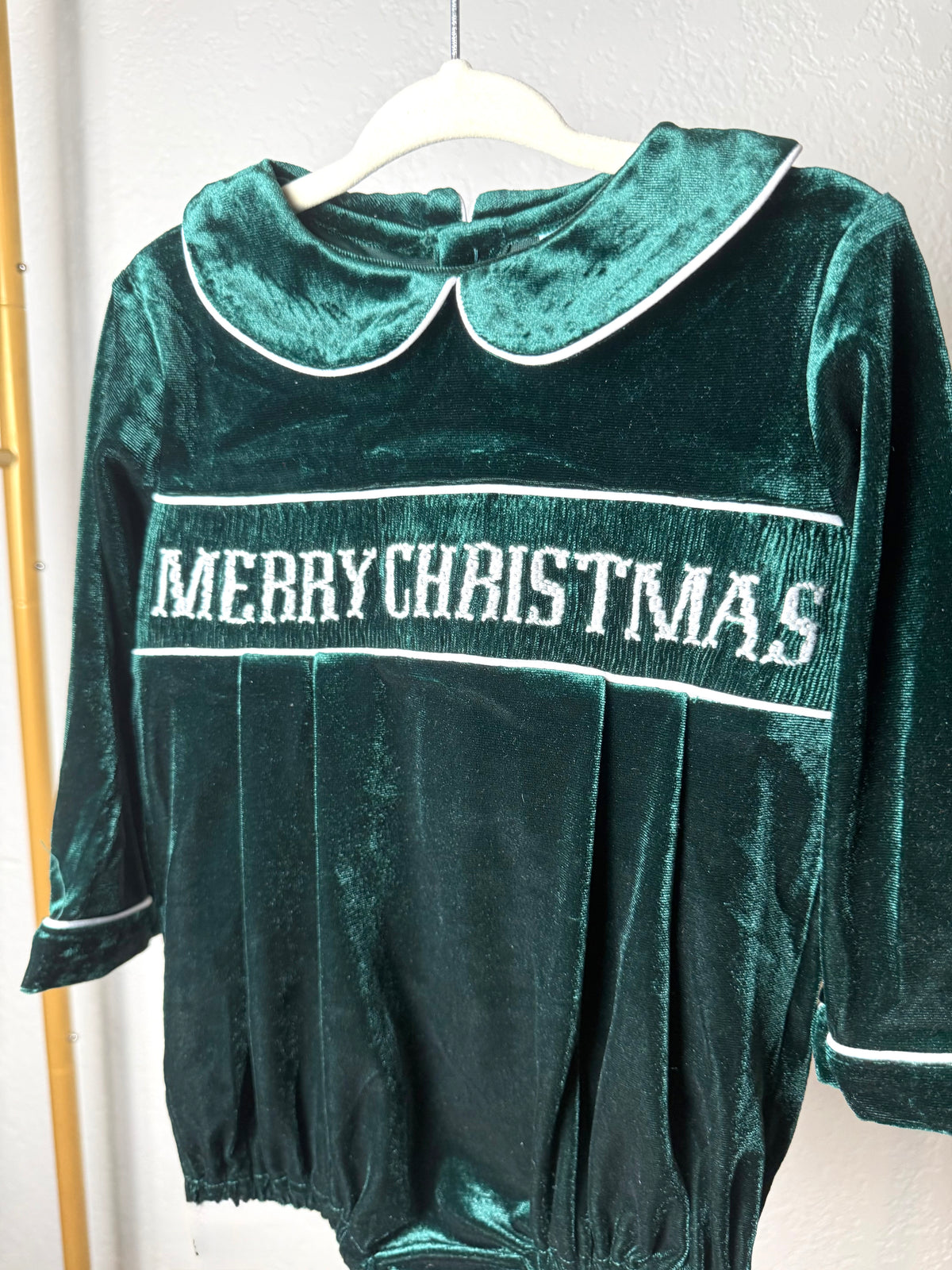 Green Velvet: Boy's Bubble - "MERRY CHRISTMAS"
