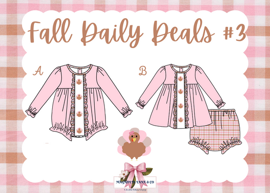 Fall Daily Deals #3 - Girl's Bubble
