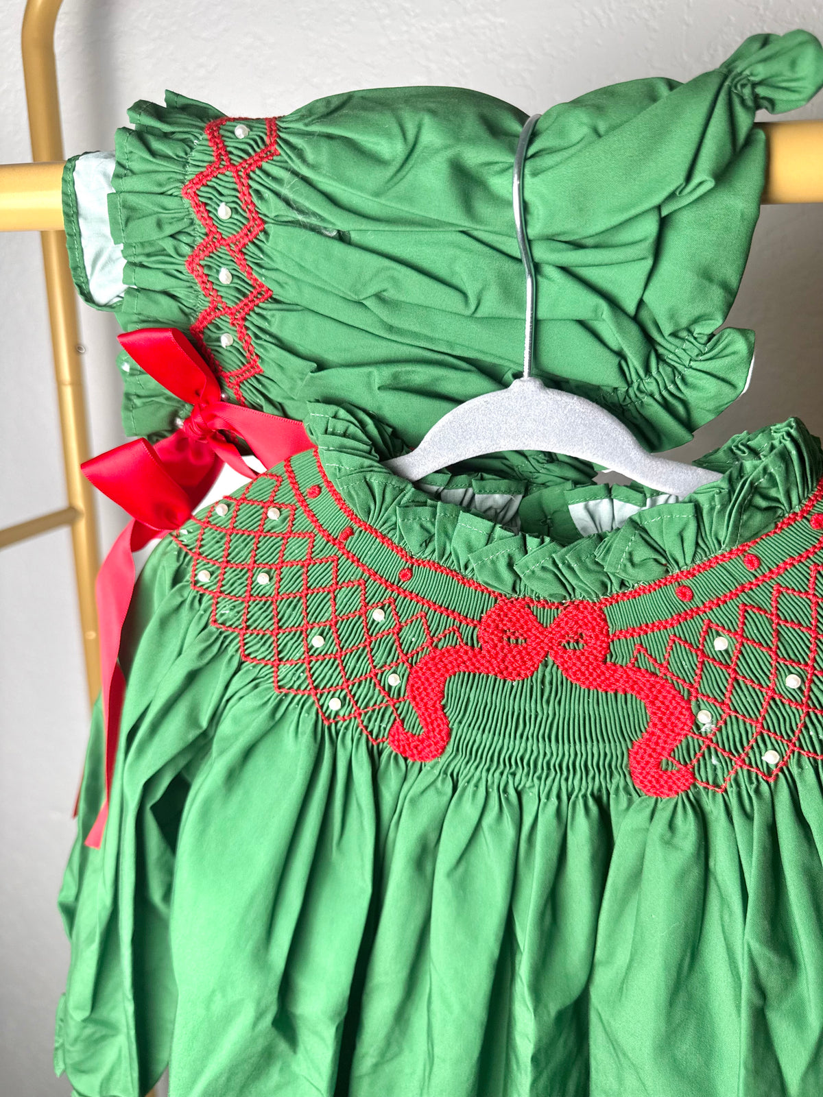 Christmas Best: Girl's Bloomer Set/Dress