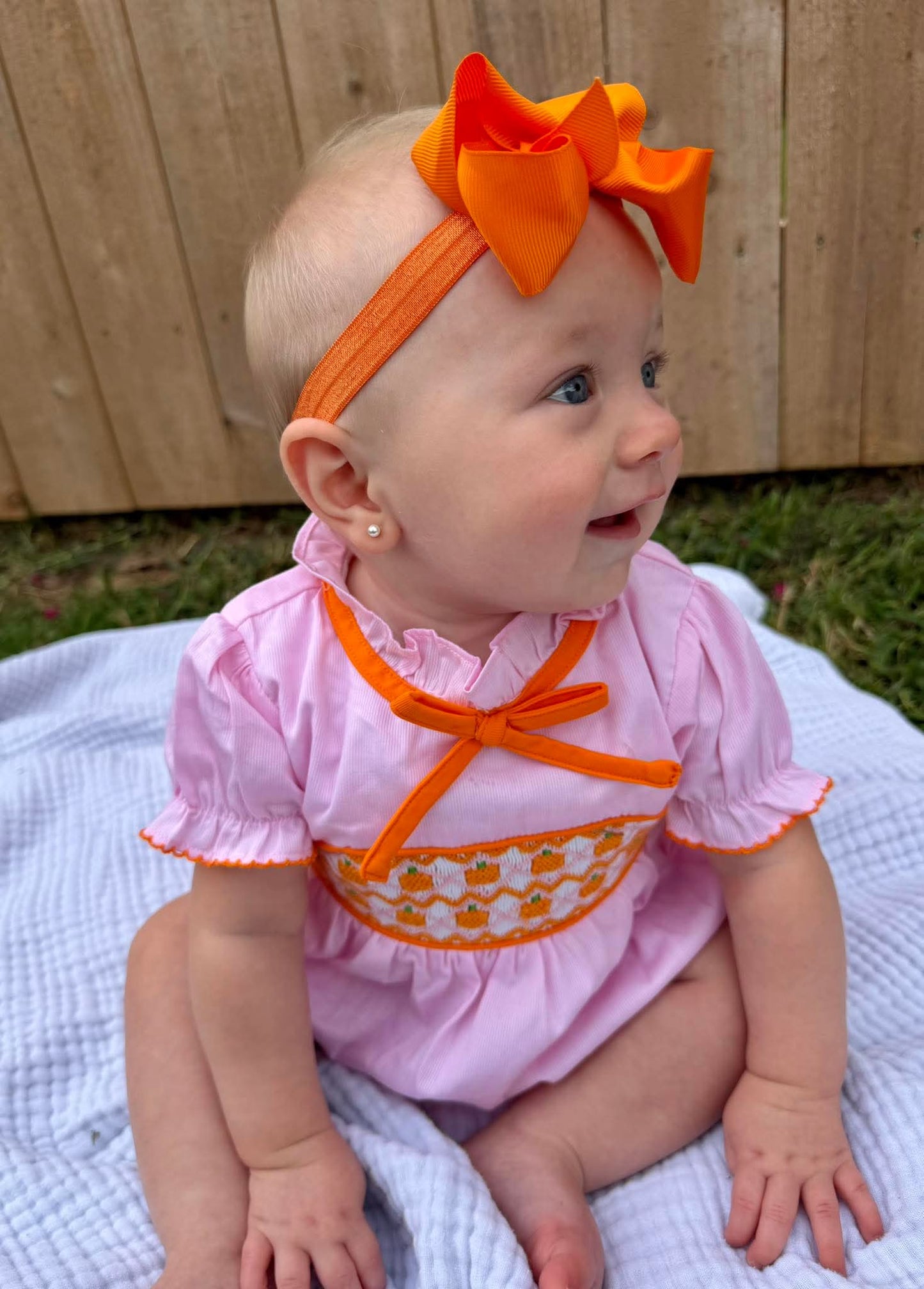 Girl's Little Pumpkin Bubble