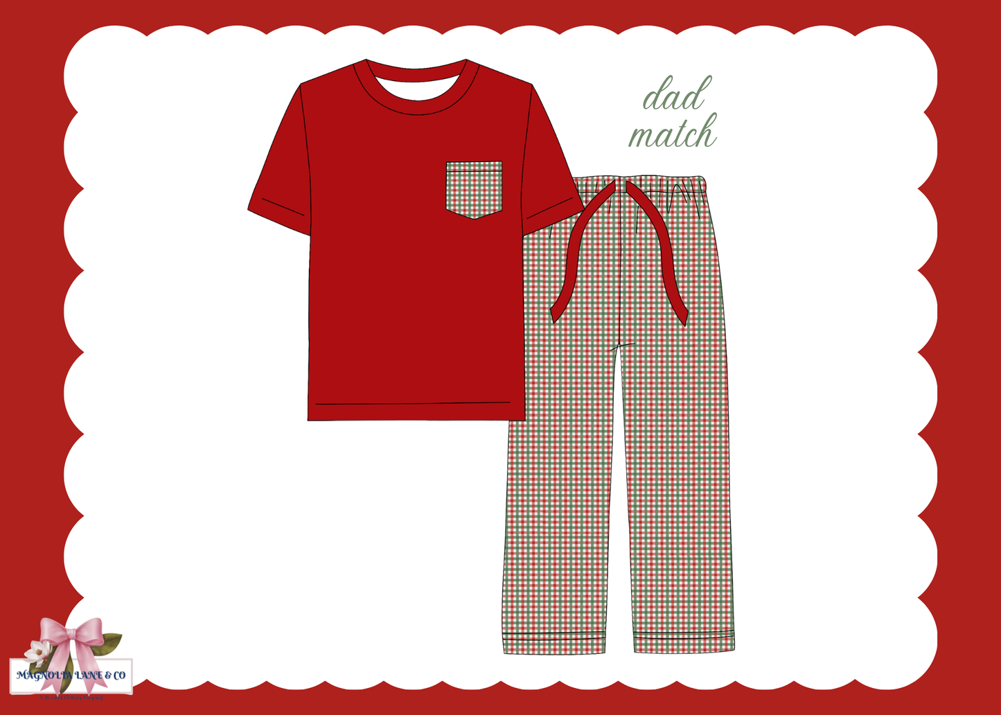 PO27: Classic Christmas PJs Men's Pants Set (ETA: November)