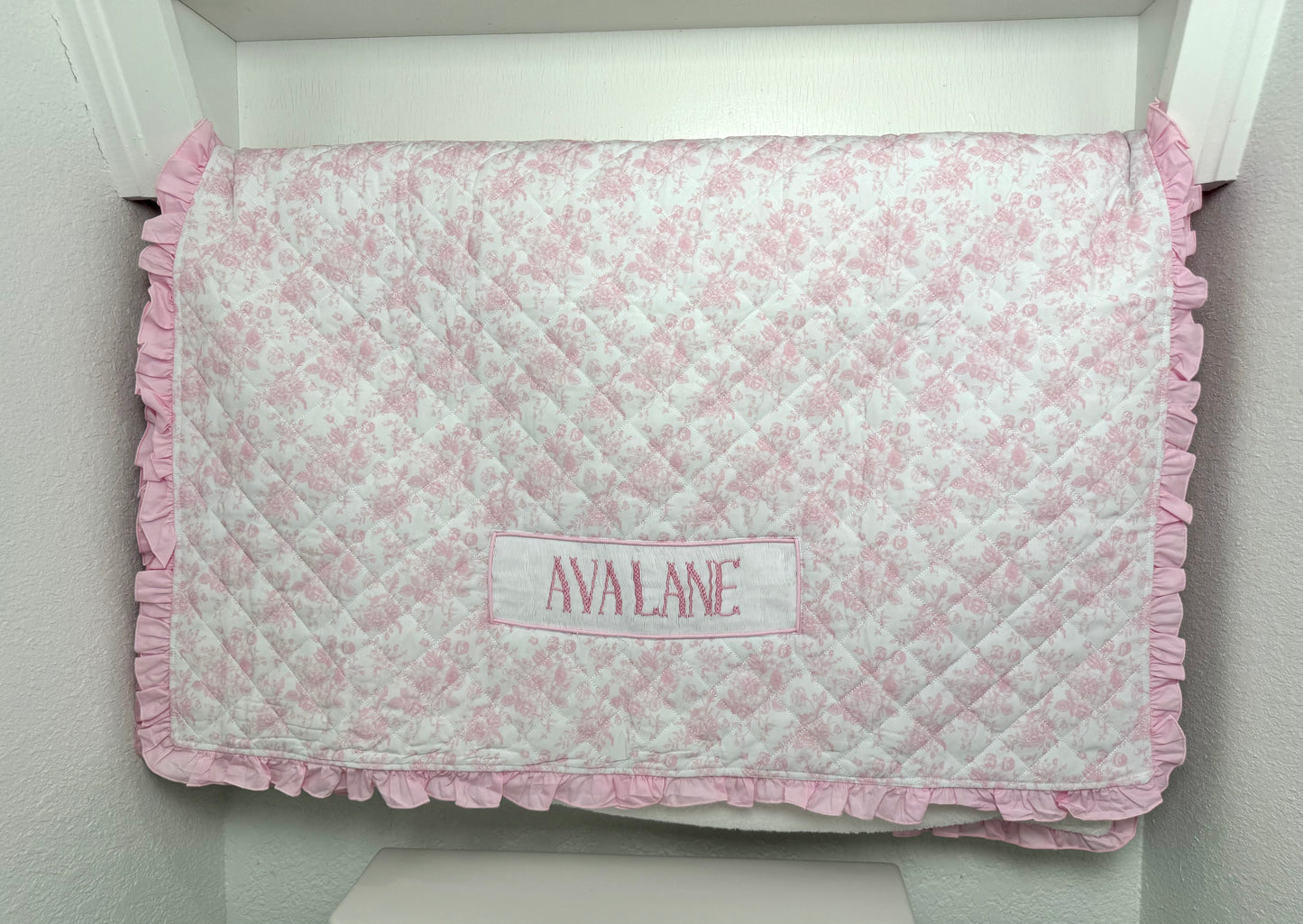 PO28: Pink Toile Towels (ETA: DECEMBER)