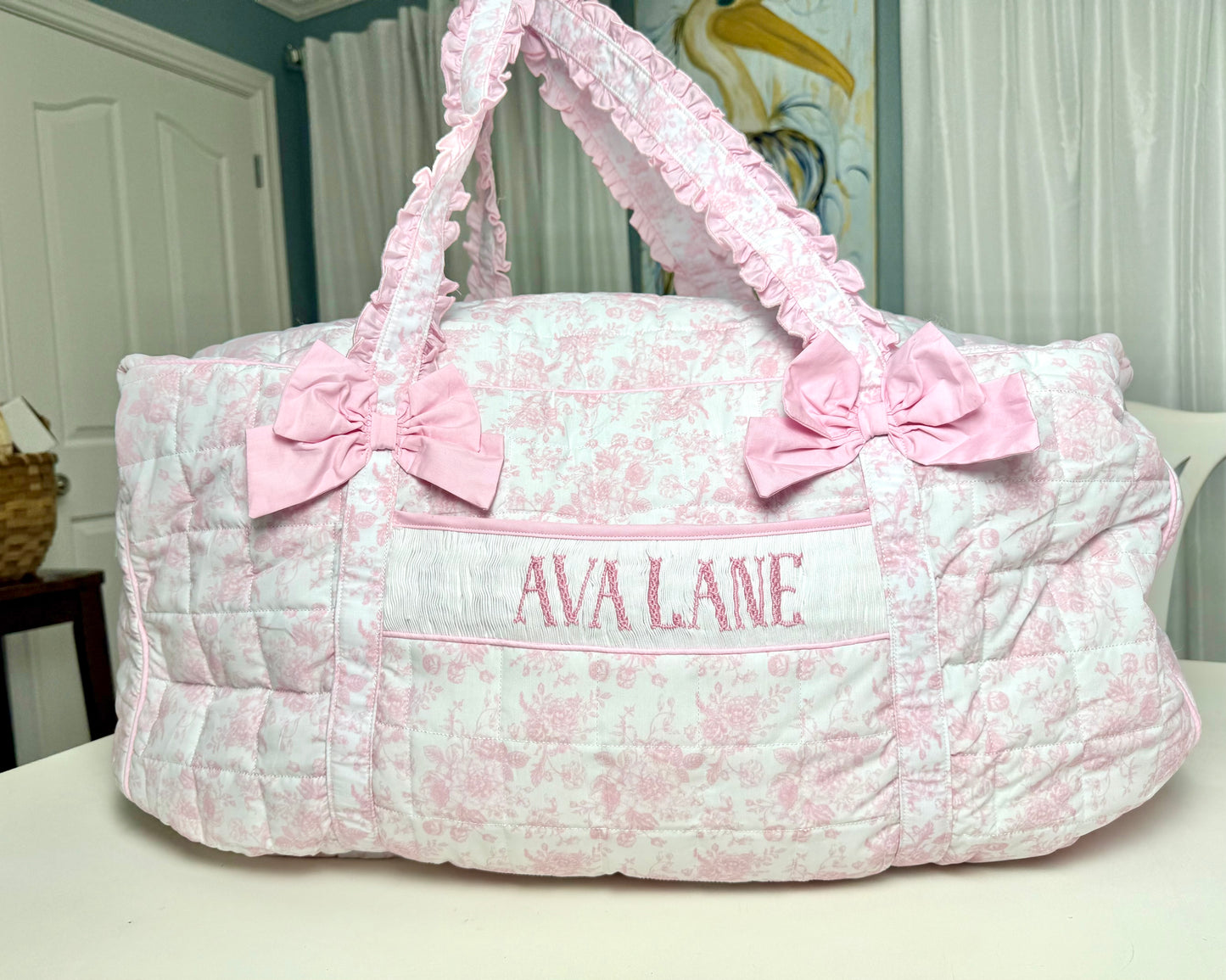 PO28: Pink Toile Luggage (ETA: DECEMBER)
