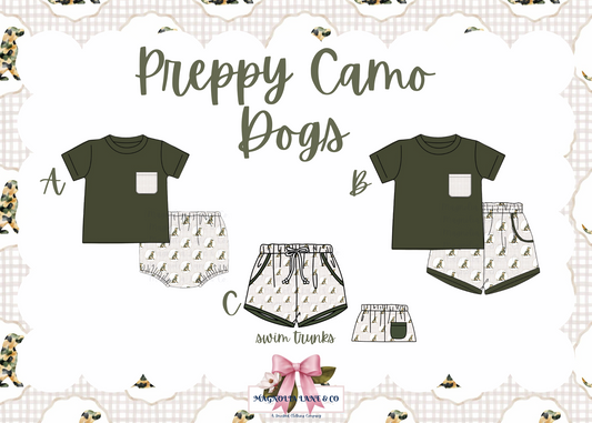 PO6: Preppy Camo Dogs Collection