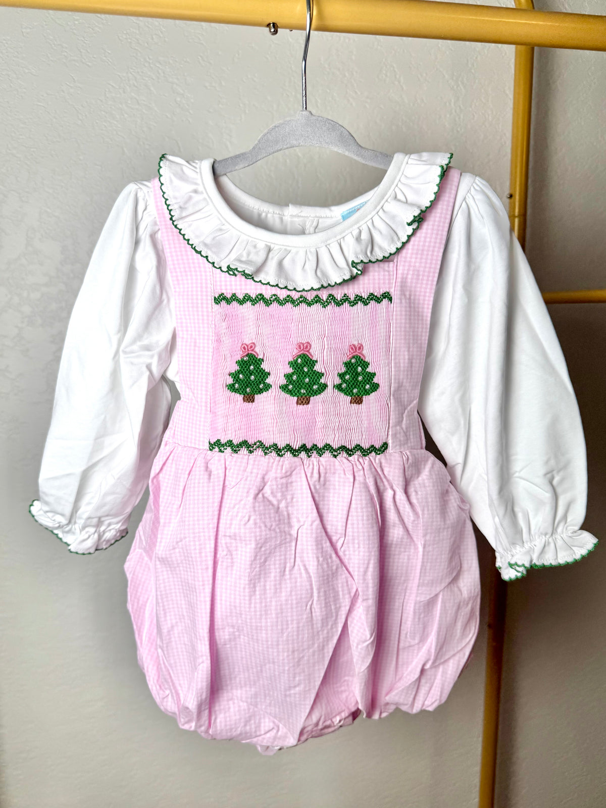 Gingham Trees: Girl's Bubble