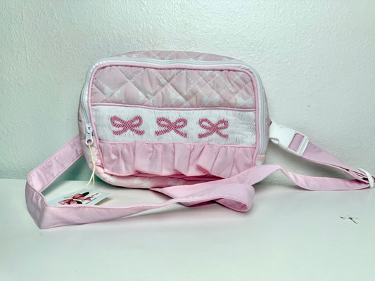 PO21: Bows & Pearls Belt Bag w/ Bows