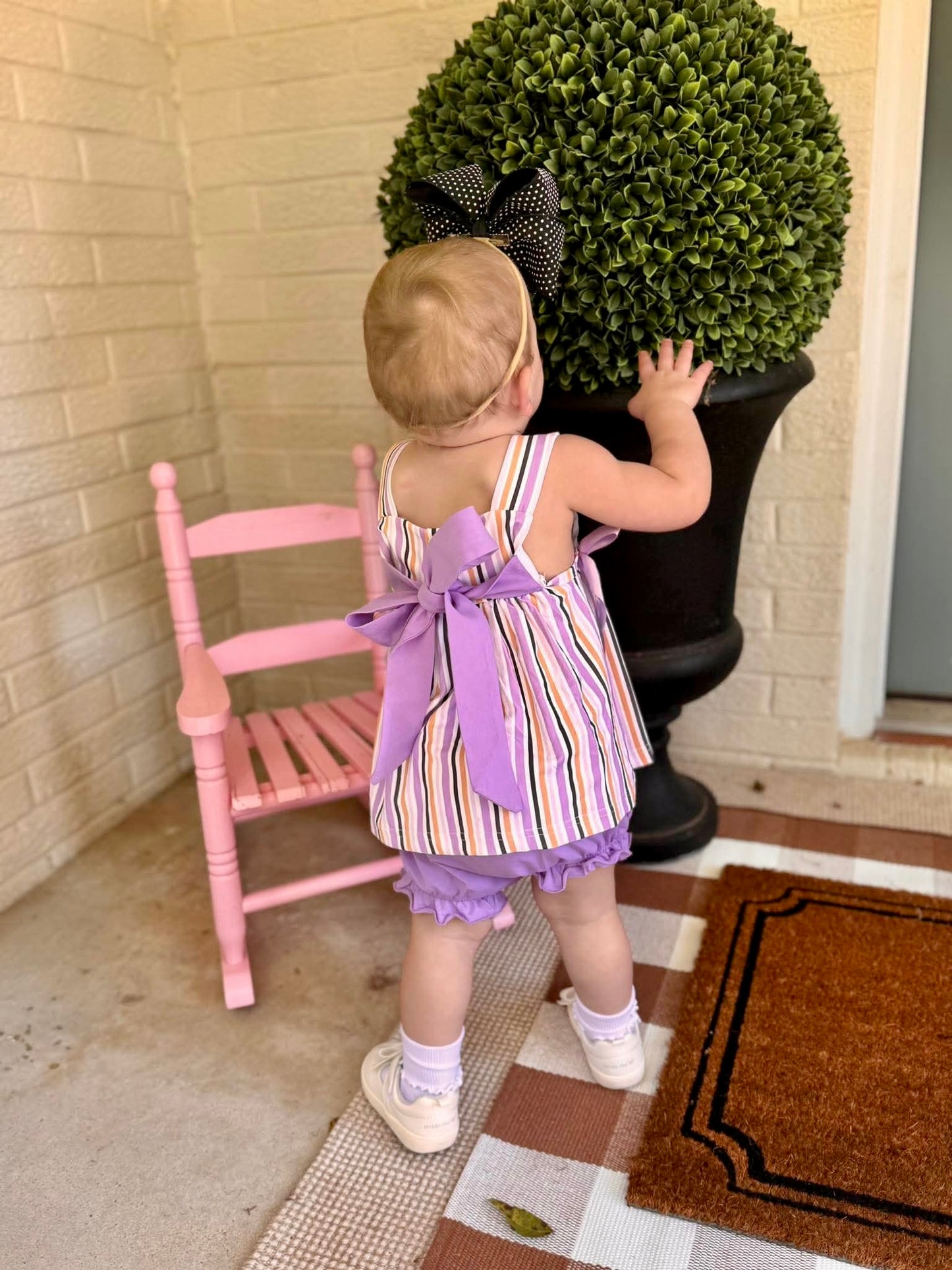 Girl's Itsy Bitsy Spiders Bloomer Set