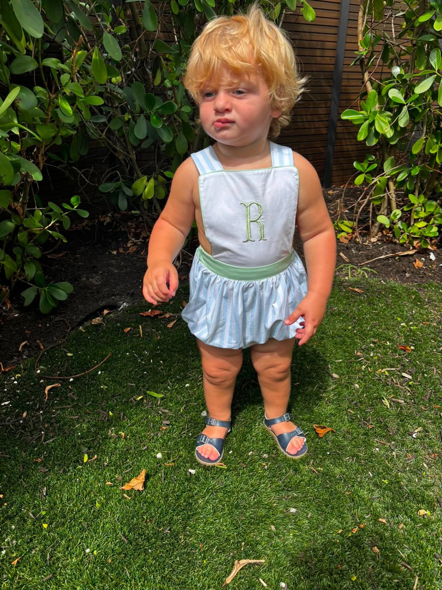 Boy’s Floral & Stripes Bubble