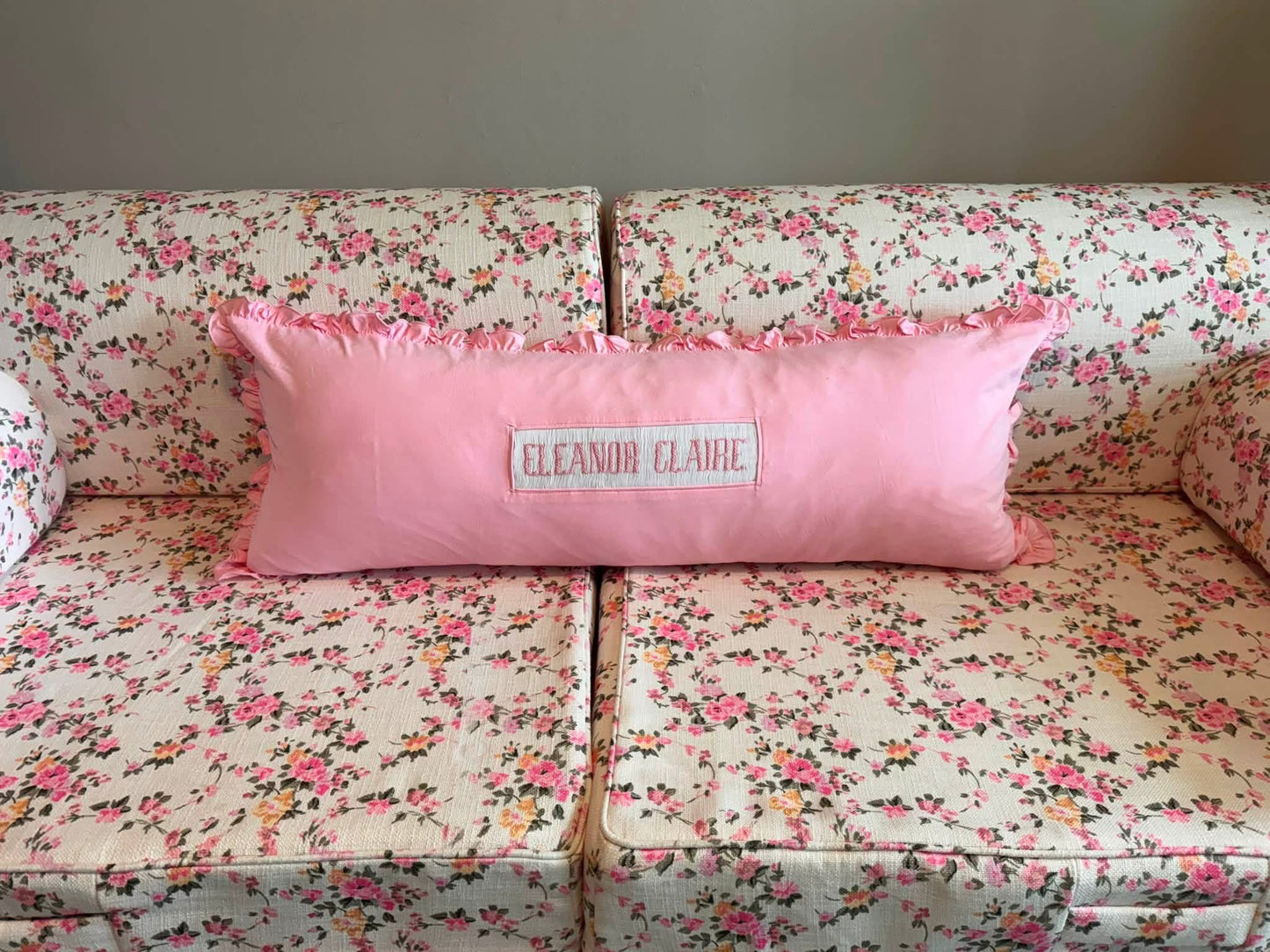 PO28: Large Lumbar Pillow - Pink (ETA: DECEMBER)