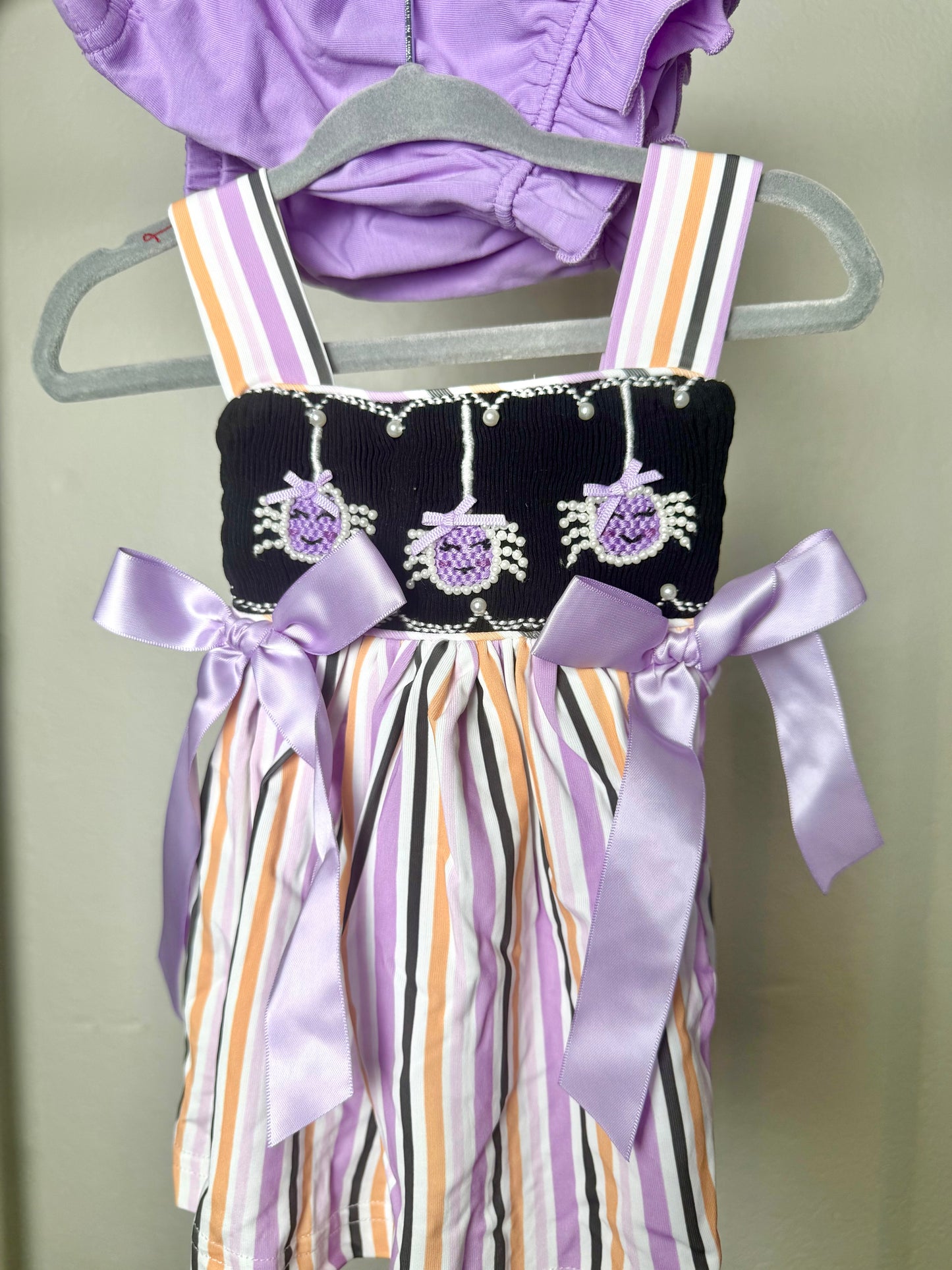 Girl's Itsy Bitsy Spiders Bloomer Set