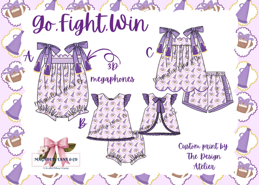 PO8: Purple & Gold Go, Fight, Win Collection