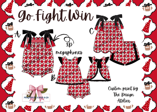 PO8: Red & Black Go, Fight, Win Collection