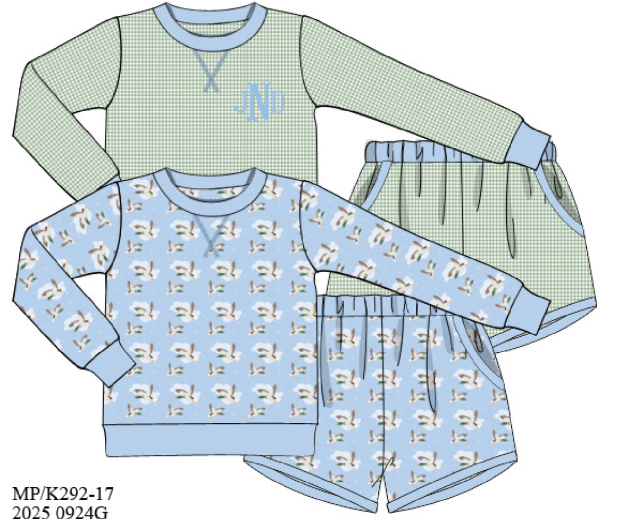Boy’s 4-in-1 Spring Crewneck Set