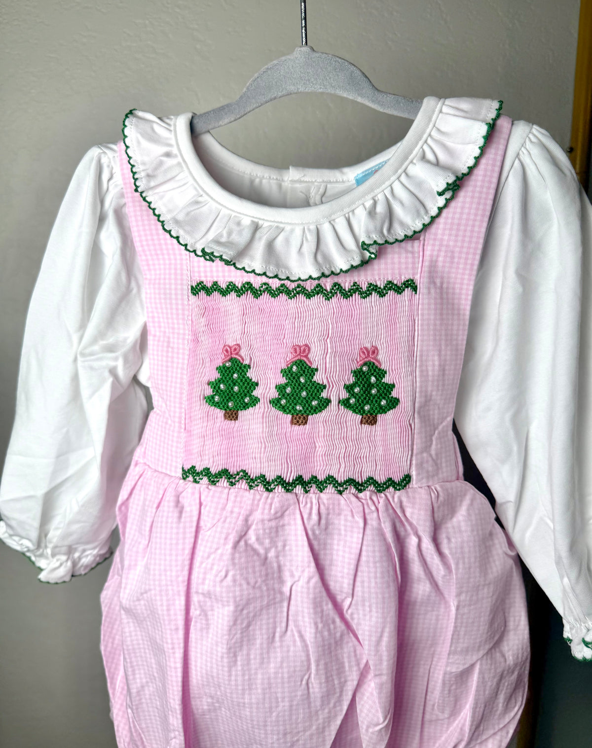 Gingham Trees: Girl's Bubble