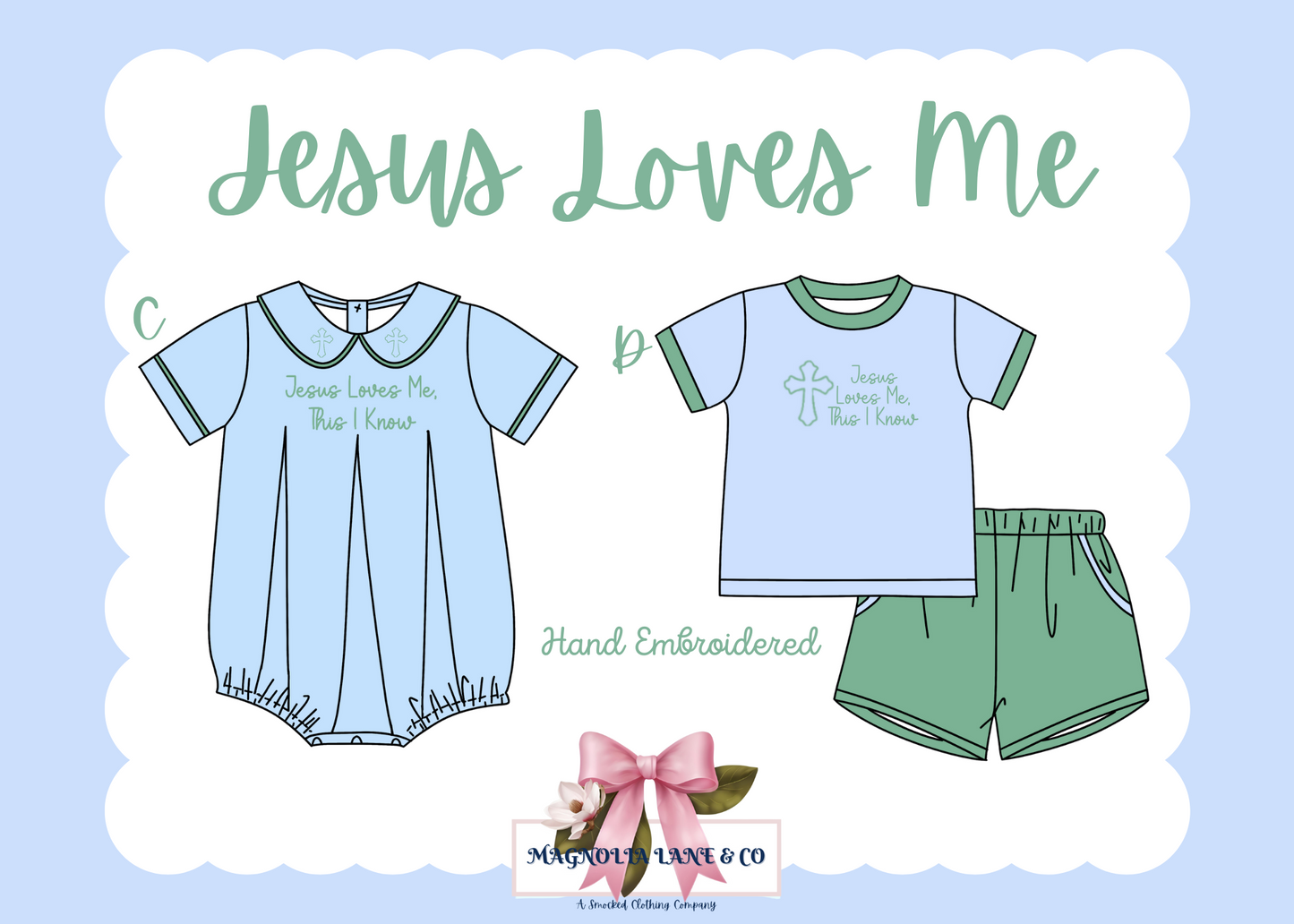 Boy's Jesus Loves Me Bubble