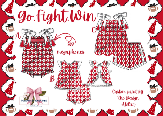 PO8: Red & White Go, Fight, Win Collection