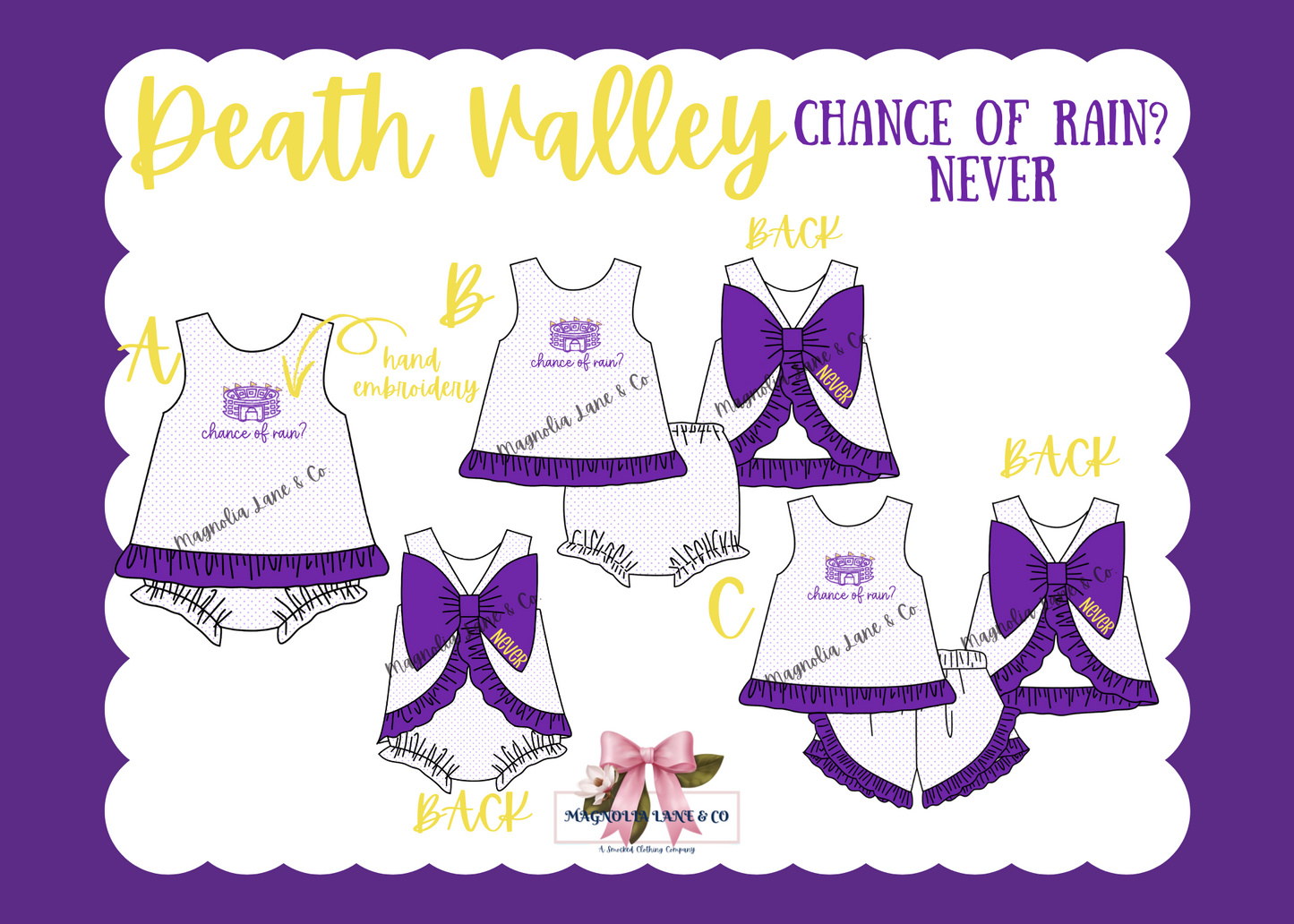 Girl's Death Valley Bloomer Set