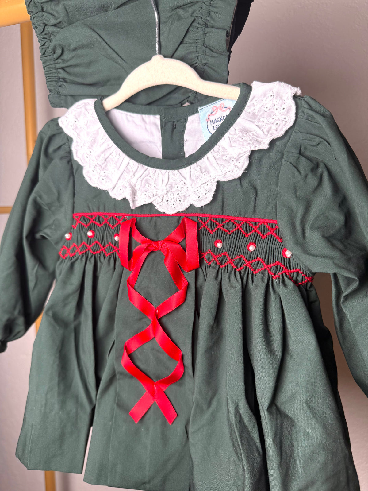 Classic Christmas: Girl's Bloomer Set