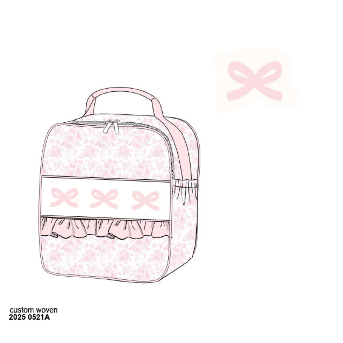 PO21: Pink Toile BTS Bundle w/ Bows (NO NAMES)